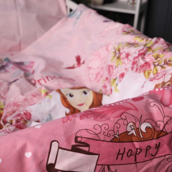 Фото - Комплект постільної білизни MirSon Kids Time 17-0701 Princess Sofia 160x220 см Бязь (2200010458671)